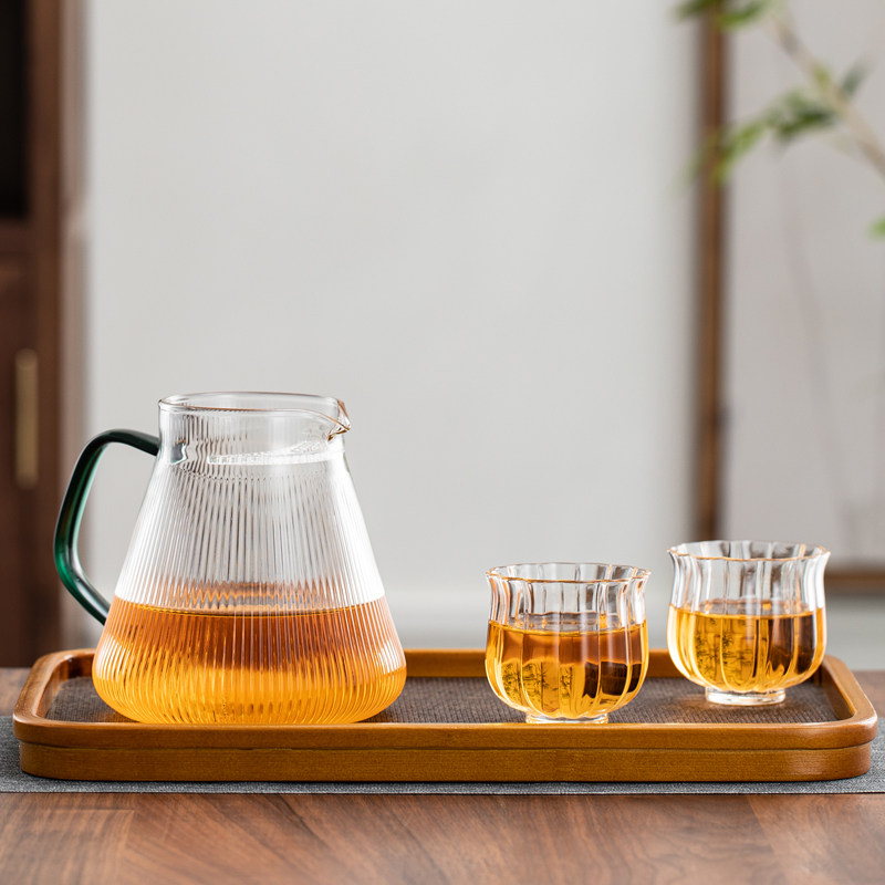 高硼硅玻璃耐高温茶壶图片