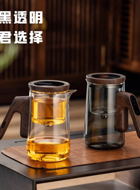 飘逸杯泡茶壶玻璃泡茶神器