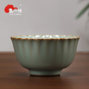 谢小金官窑茶韵杯主人杯品茶杯品茗杯高档茶杯子功夫茶具中式粉青