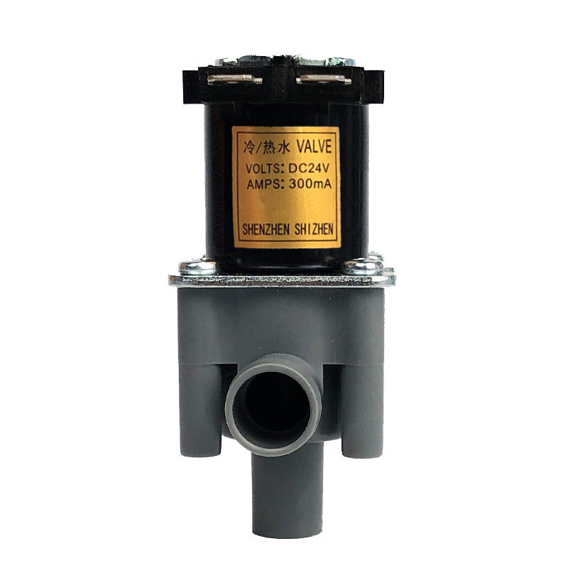 实真无压放水电磁阀斯隆加热一体机阀门开关冷热水净水器配件