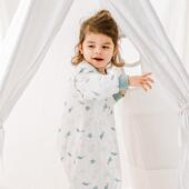 二合一轻芯夹棉 宝宝防踢被新品 新款 婴儿睡袋竹棉可拆卸袖