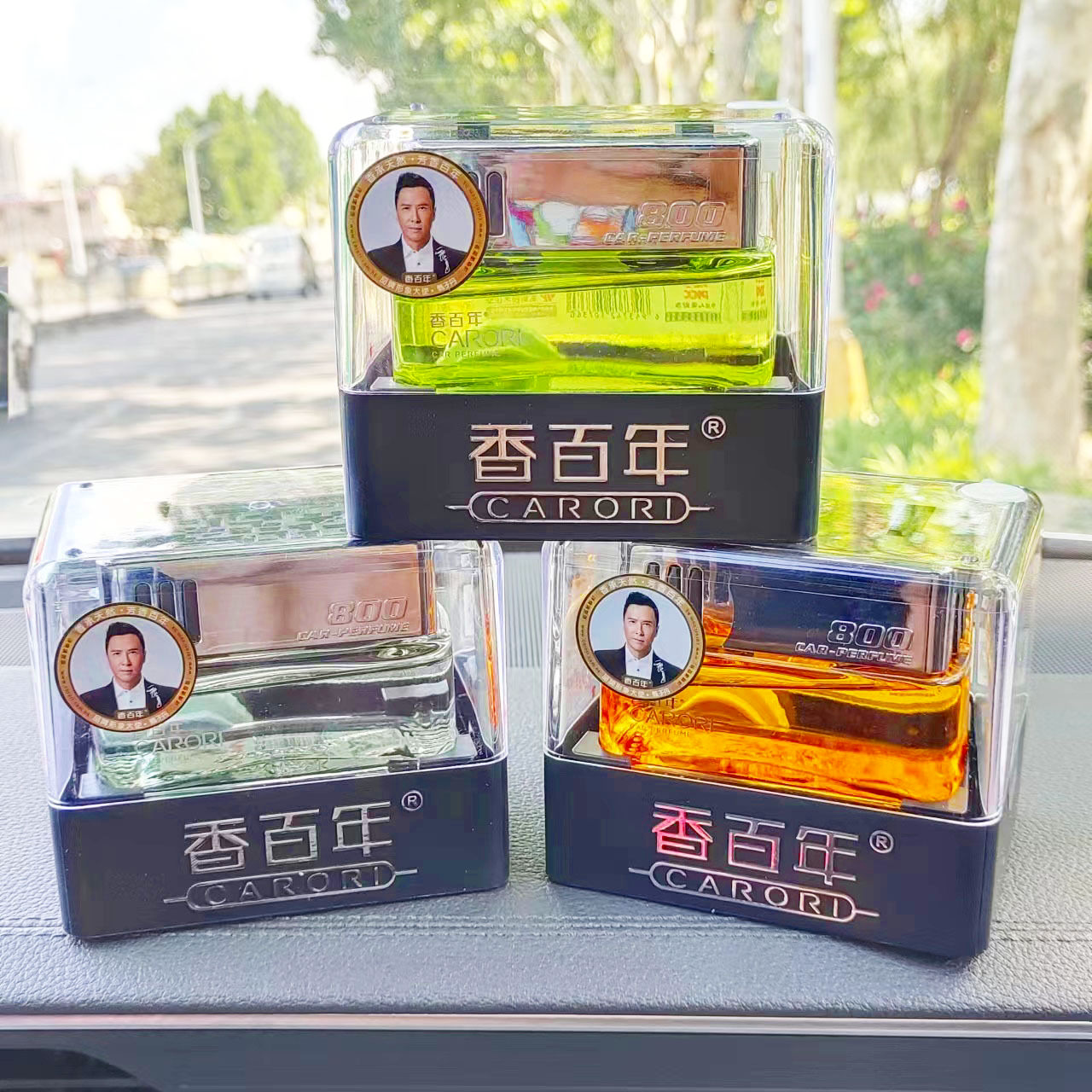 香百年车载香水车用香水座800摆件车用精油除异味香氛补充液大瓶