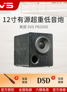 美国 SVS PB2000 重低音炮有源音响家用家庭影院大功率12寸导向
