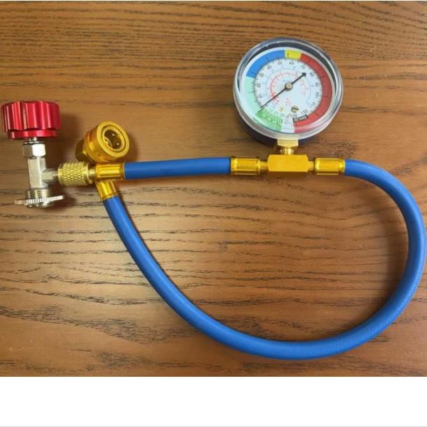 R134aR12R22 DIY日本亚洲汽车空调加氟制冷剂检测补充加注管防爆