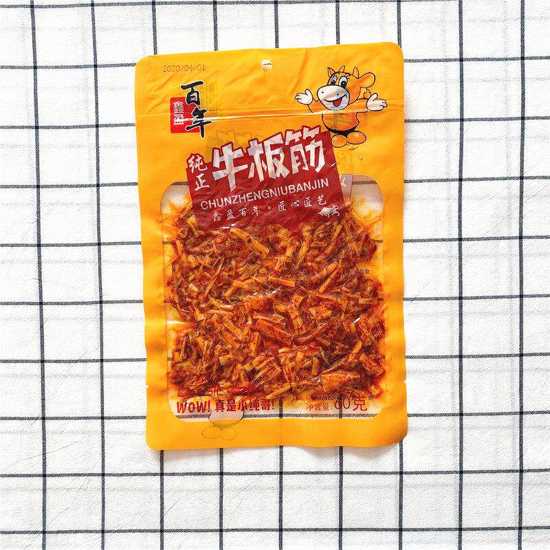 鑫盈百年牛板筋60g大包装延边朝鲜特产 下饭自拌休闲零食小吃包邮