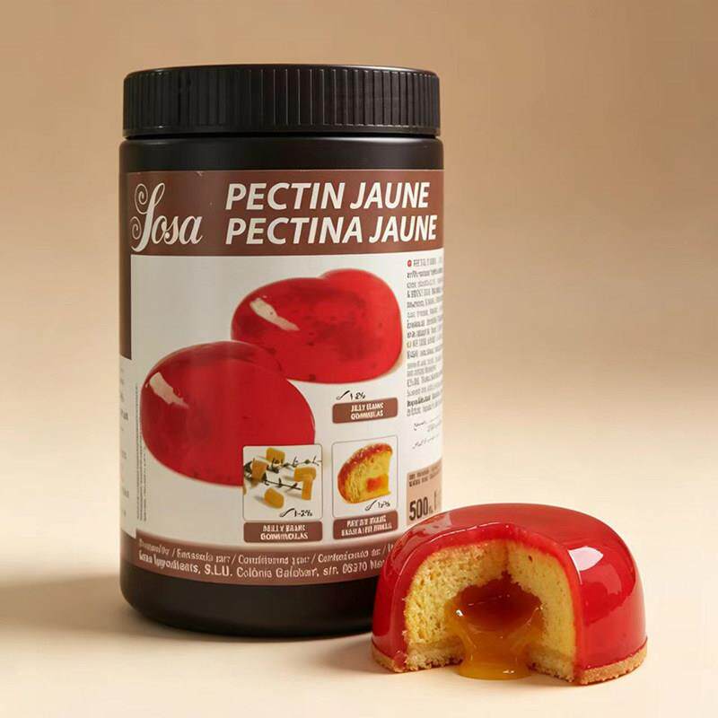 索萨棕黄果胶粉500克pectina jaune分子料理耐烘烤不易化增稠剂