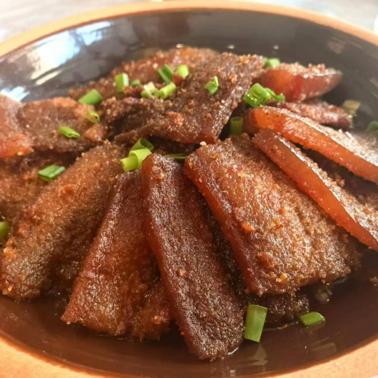 桐城火烘肉烟熏肉手工渣肉米粉蒸肉晒干纯五花肉粉蒸肉桐城美食