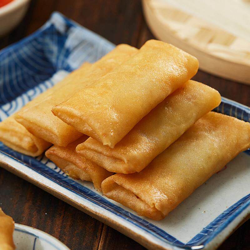 上海南翔豆沙春卷 早餐油炸速食薄饼家用半成品三丝馅方便速冻品