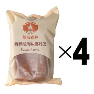 莫斯森林全麦面包俄罗斯风味大列巴速食全麦面包早餐食品 4斤