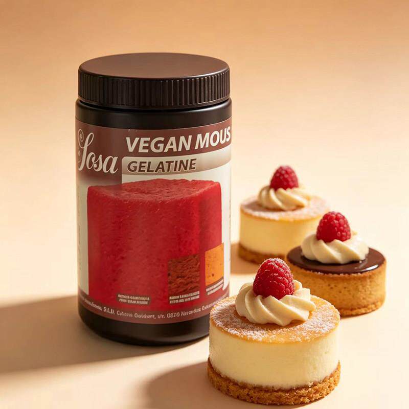 索萨素吉利丁粉500g植物明胶VEGAN MOUSSE GELATINE素食烘焙甜品