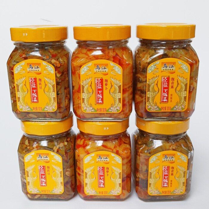 乌江泡萝卜丁300g瓶装麻辣萝卜干萝卜丝下饭菜泡菜泡豇豆泡青菜
