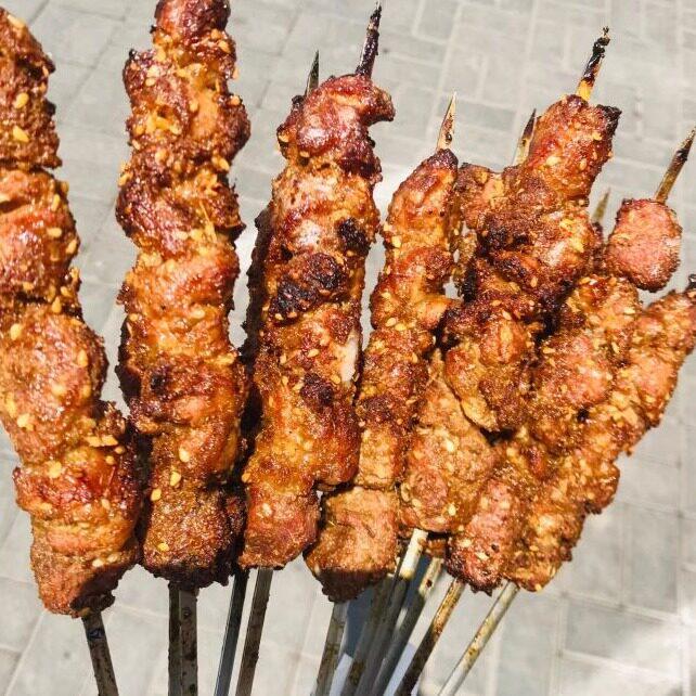 北京景泰马记便民超市羊肉串电烤羊腱子肉即食熟食不腻瘦肉