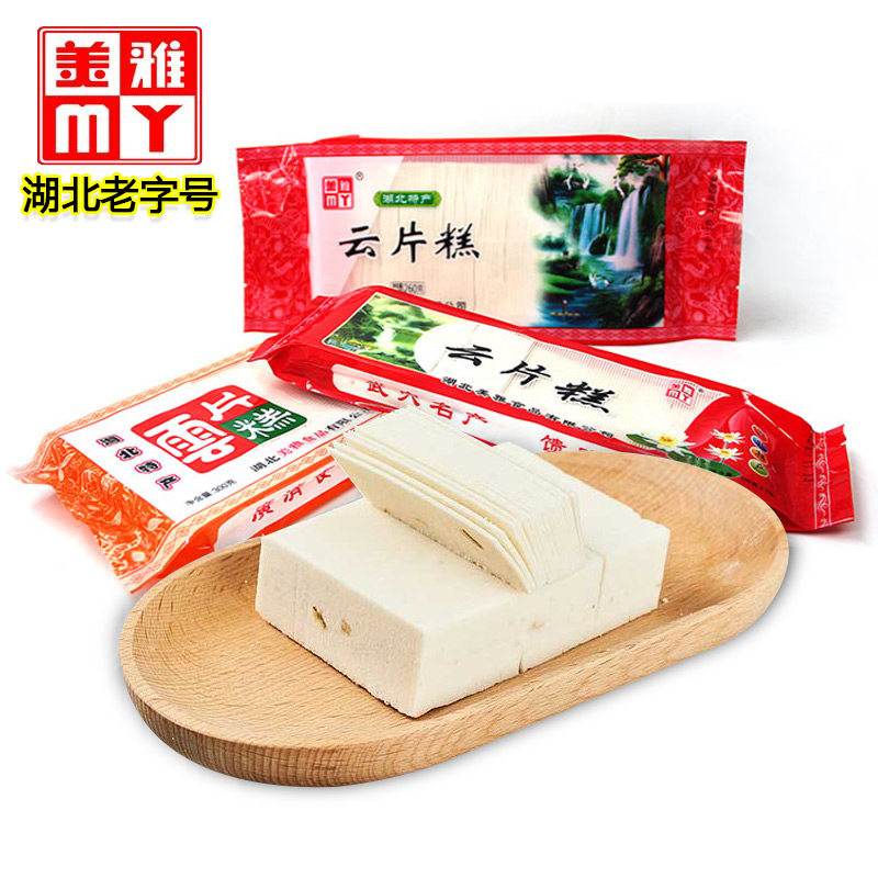 美雅云片糕湖北特产 桂花桃片糕点老字号 地方零食传统手工糯米糕