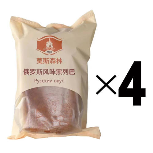 【4斤】莫斯森林全麦面包俄罗斯风味大列巴速食全麦面包早餐食品