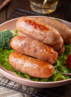 【欣尔汇】地道肠脆皮烤肠400g*6袋独立包装烤肠热狗脆皮烤肠