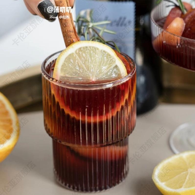 热红酒杯轻奢高颜值耐高温高脚矮脚杯热酒玻璃容器家用煮红酒杯子