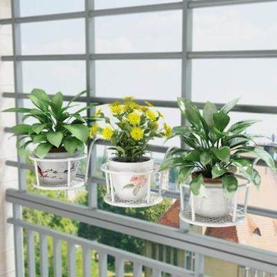 创意矮脚的花架子单层落地式客厅阳台铁艺欧式底座植物花盆北欧放