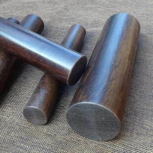 黑紫檀(风车木)文玩随身木棍把玩棍圆棍木棍硬木料杆圆木棒圆形