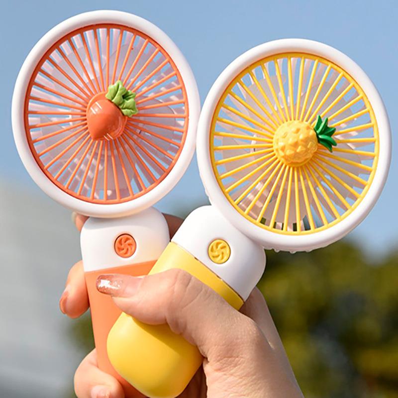 卡通水果可爱小风扇手持牛油果风扇女生usb口袋风扇桌面学习风扇