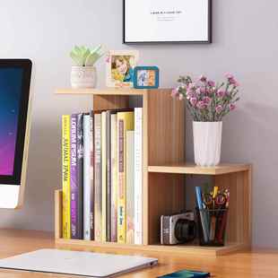 多功能窗台上床头柜上放的小书架小型轻巧书架桌面儿童落地置物架