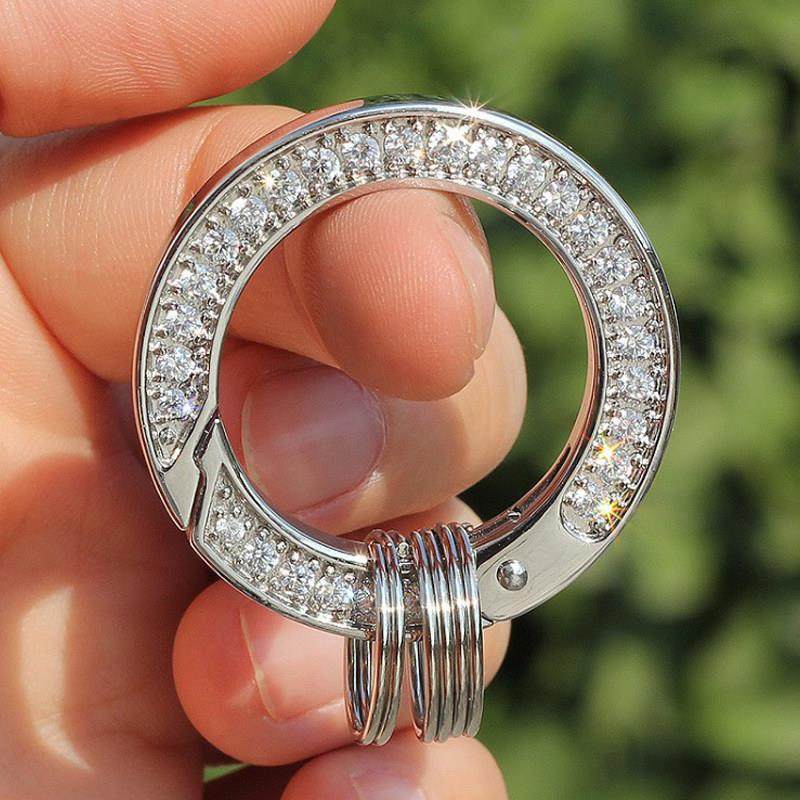 汽车钻石戒指钥匙扣创意汽车标志钥匙扣个性化钥匙扣汽车吊坠时尚