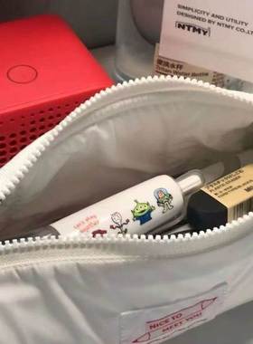 小红书同款NTMY简约笔袋学生ins高颜值女生文具收纳袋圆筒笔袋