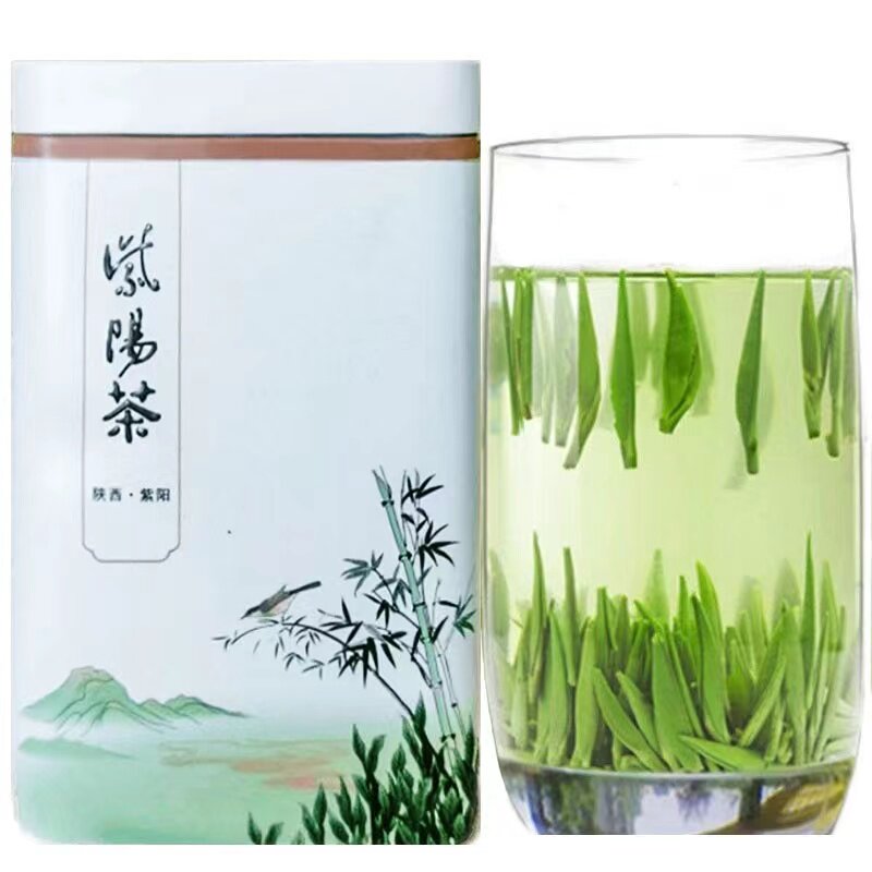 安康紫阳明前绿茶 紫阳银针茶散装礼盒装