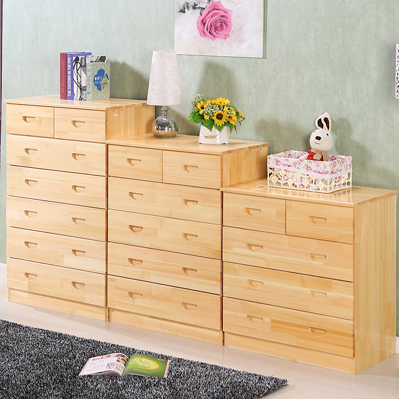 实木五斗柜储物柜组合客厅靠墙五层抽屉式柜简约现代卧室收纳柜子