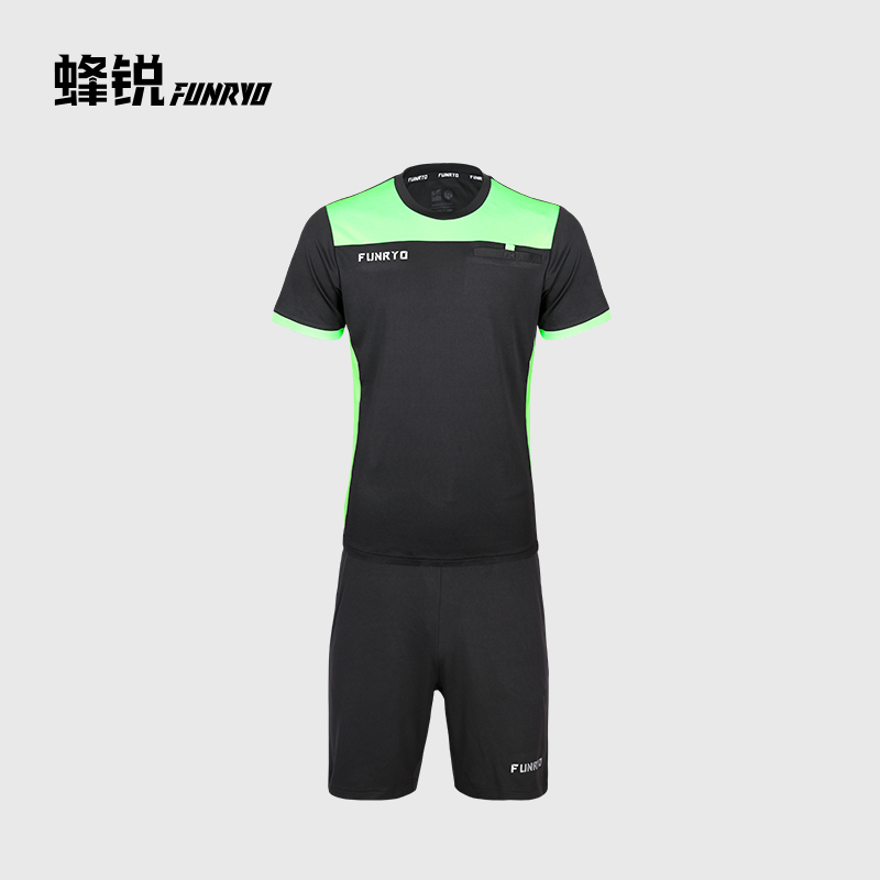 蜂锐FUNRYO足球裁判服比赛套装