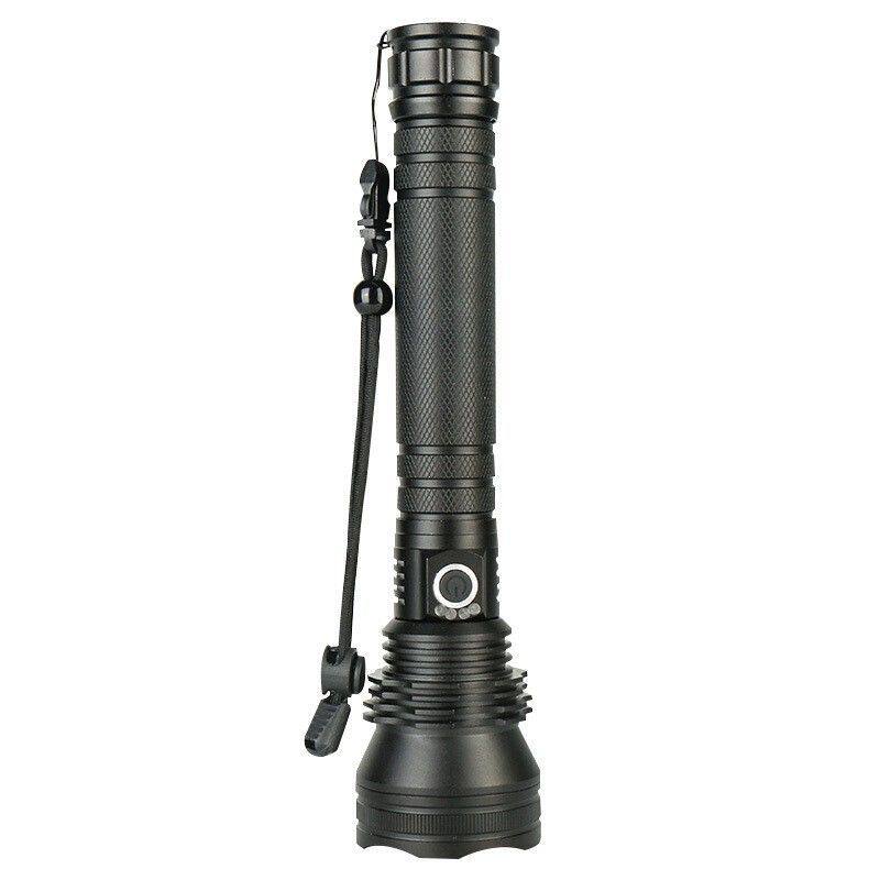 美消强光手电筒LED灯珠远光防水手电户外野营骑行可充电式QGSD-CL