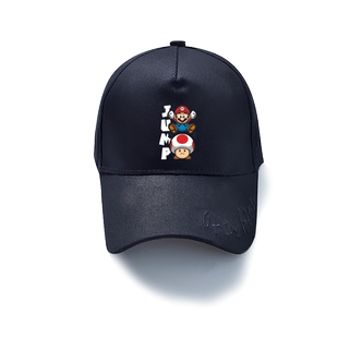 超级马里奥玛丽库巴忍者神龟联名鸭舌帽子男女儿童装棒球帽防晒帽