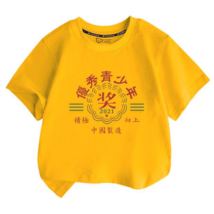 爱国优秀青少年祖国的花朵不吃这一套励志短袖t恤衫男女儿童半袖