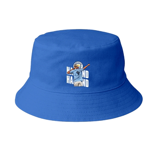 哈兰德曼城蓝月亮足球迷渔夫帽子男女儿童装学生盆帽防晒帽遮阳帽