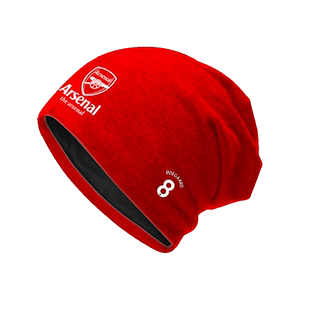 23-24阿森纳队厄德高赖斯足球包头帽子男女儿童装学生保暖套头帽