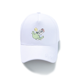 超级玛丽欧美游戏超级马里奥卡通涂鸦鸭舌帽男女儿童装防晒棒球帽