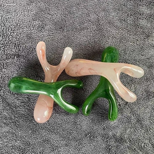 面部鼻子y型按摩器刮痧棒儿童刮鼻器疏通穴位树脂美鼻按摩眼部棒