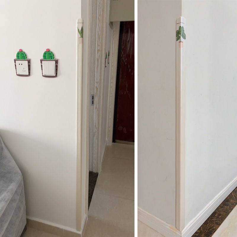 植物客厅软包护角条护角 护墙角保护条防撞条免打孔儿童墙护角