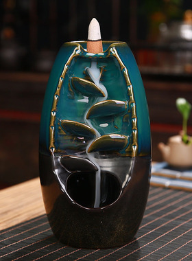 倒流香炉左右逢源家居香道禅意摆件大号同款厂家直销禅意家居