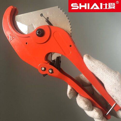 仕爱工具厂家现货跨境直供ppr水管割刀水管剪刀全铝重型64mm切管