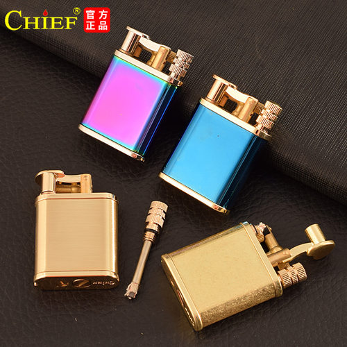 首领煤油打火机229机型抬臂砂轮点火一机两用万次火柴油机