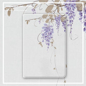 适用ipad11保护壳pro11寸mini7三折air5苹果平板9皮套10紫藤萝2025外壳a16透明13英寸mini4第6代双面带笔槽款