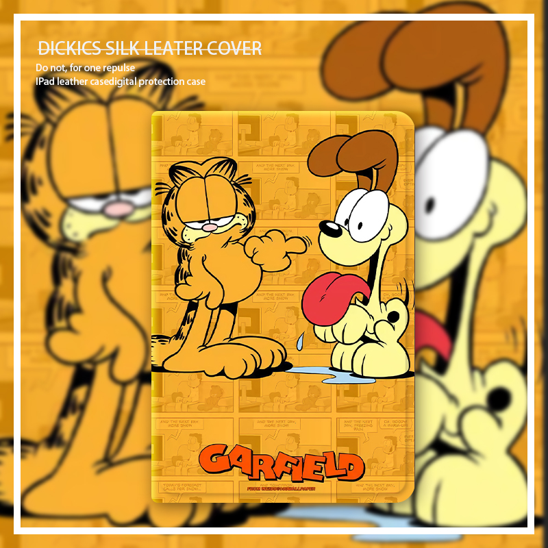 联想仿皮防摔平板保护壳加菲猫