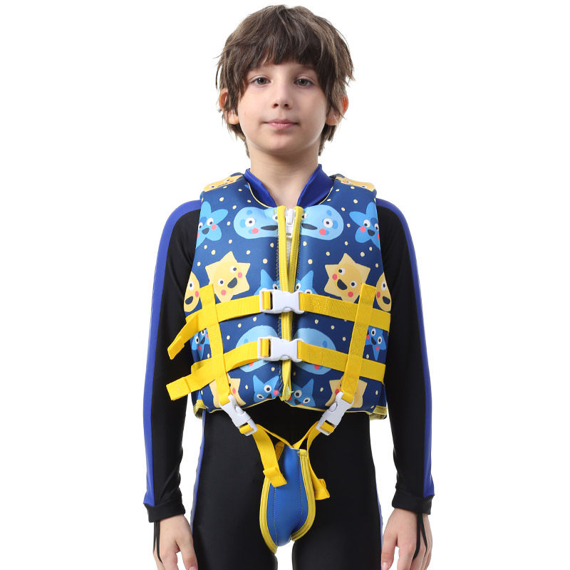 儿童新款救生衣男女童马甲专用臂泳圈浮力背心宝宝游泳装备小孩子