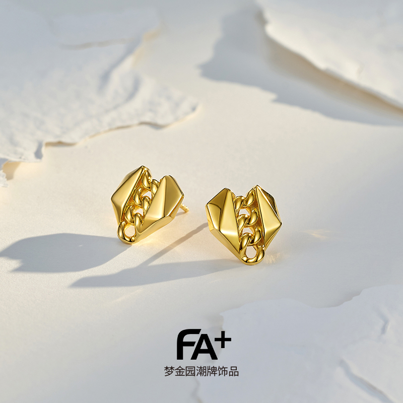 FA+原创设计925女小众设计耳饰