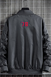 秋冬M-8XL胖子男士棒球领休闲大码夹克飞行服外套上衣JK8278-P70，男装夹克，星座209
