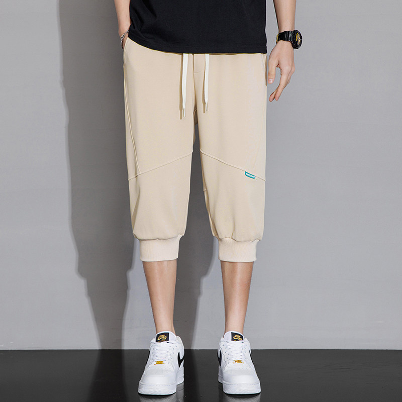 M-8XL大码胖男生时尚宽松速干七分裤休闲运动男K5120-P35控59,男装牛仔裤,星座209