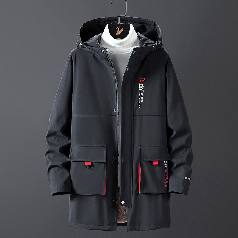 冬款中长款M-8XL胖子休闲加绒加厚男宽松夹克男JK8226加绒-P100,男装夹克,星座209
