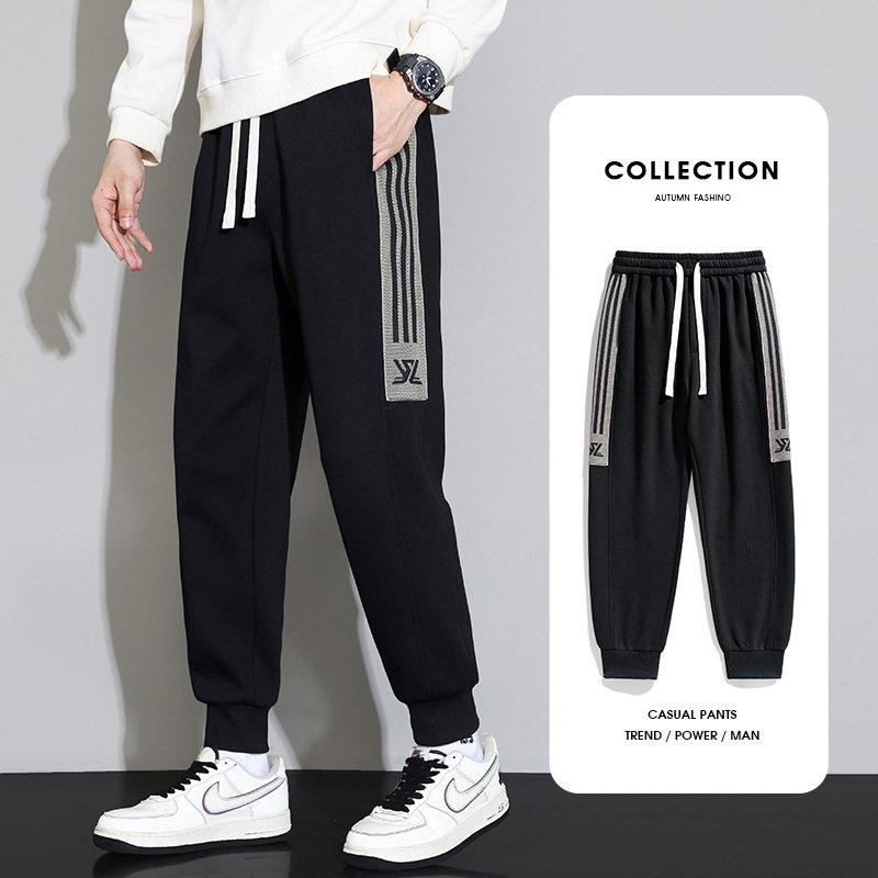 2XL-9XL超大码加肥加大胖子休闲运动九分裤  K9399-P52  控89图片