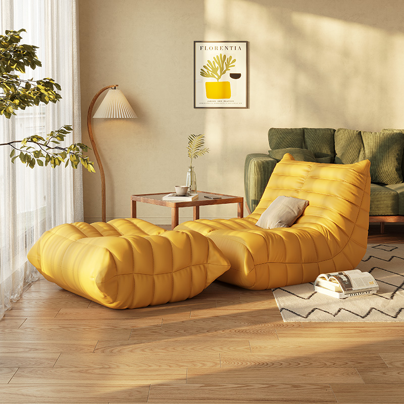 togo毛毛虫懒人沙发一人ins风网红单人女生房间主卧室小沙发