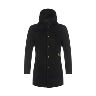 商务连帽羊毛毛衣大衣潮 新款 PP轻奢潮牌男装 pleikpholppe冬季